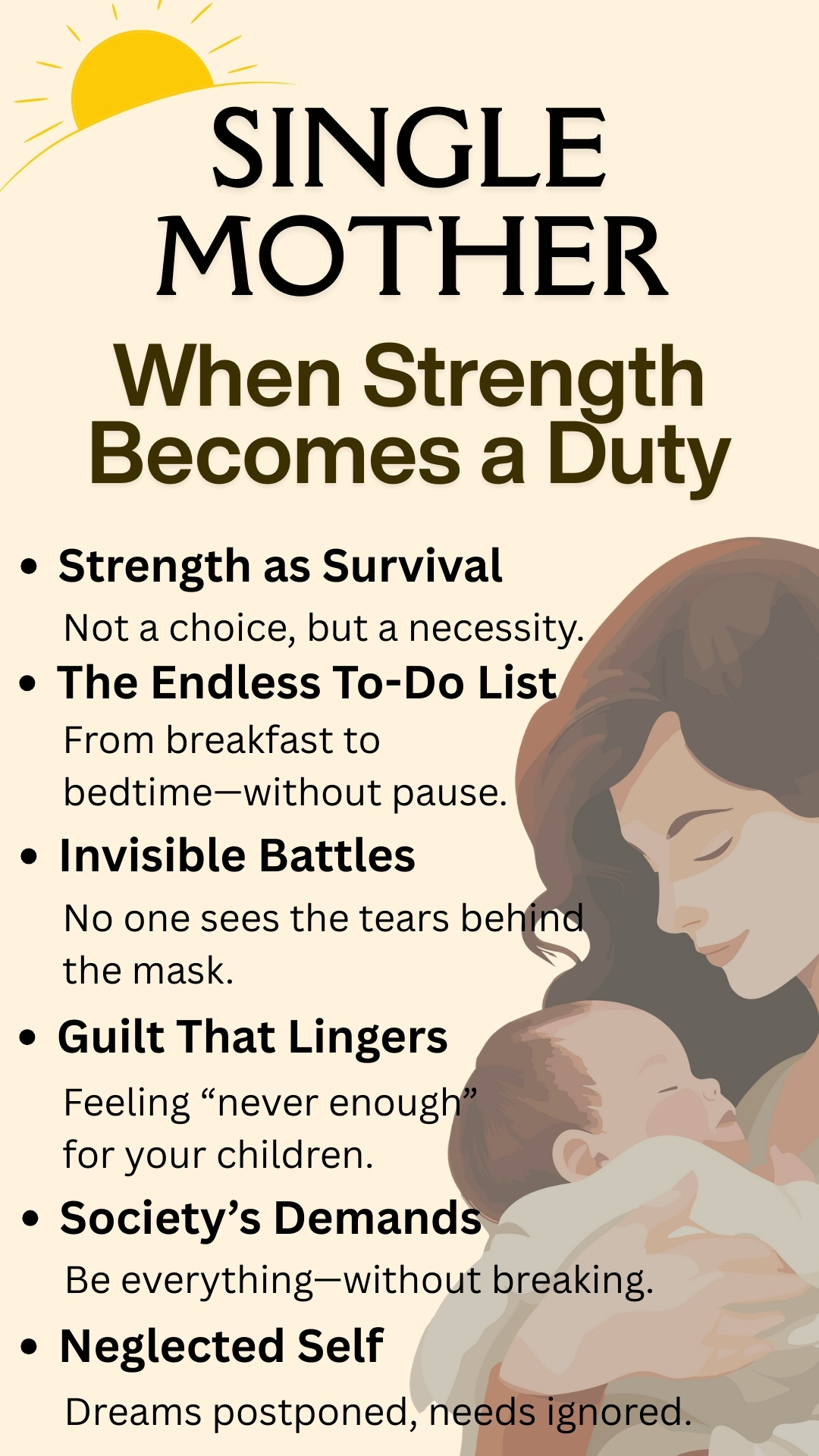 Single Mother – When Strength Becomes A Duty