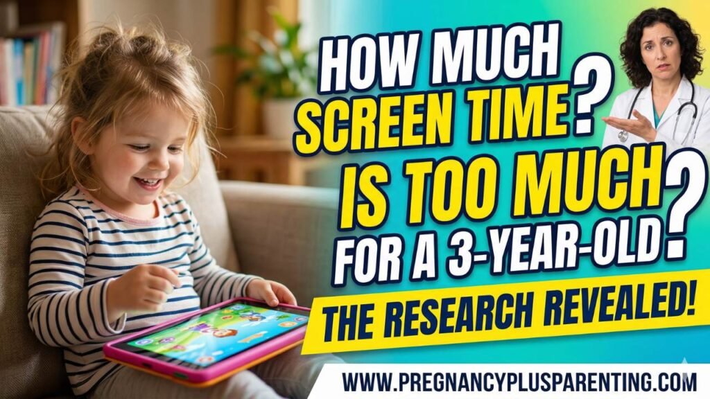 How Much Screen Time Is Too Much for a 3-Year-Old? What the Research Actually Says
