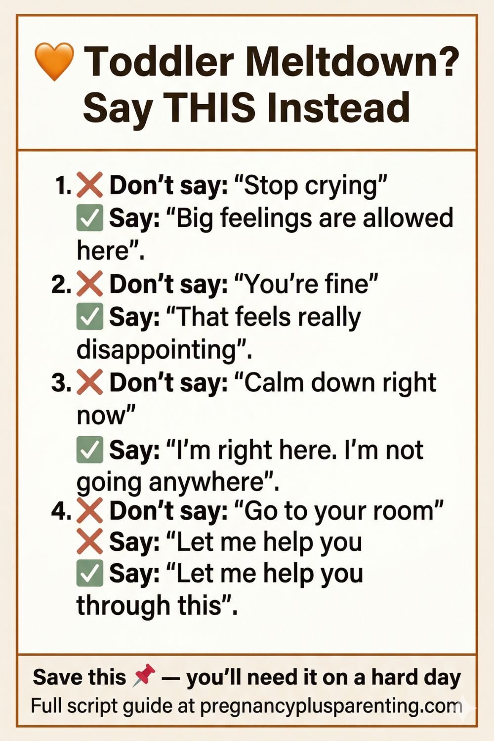 Exactly What to Say to Your Toddler During a Meltdown (Scripts That Actually Calm Them Down)